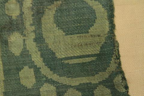 Further close up of the crescent, which also shows a flaw in the fabric
